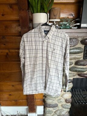 Polo Ralph Lauren Men's Custom Fit Plaid Button-Down Shirt - Large